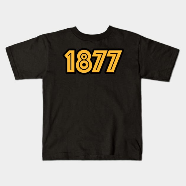 1877 Kids T-Shirt by Confusion101